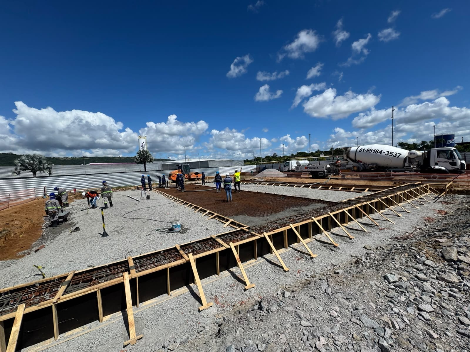 Obra Mondelez Projeto Biometano - vista 6