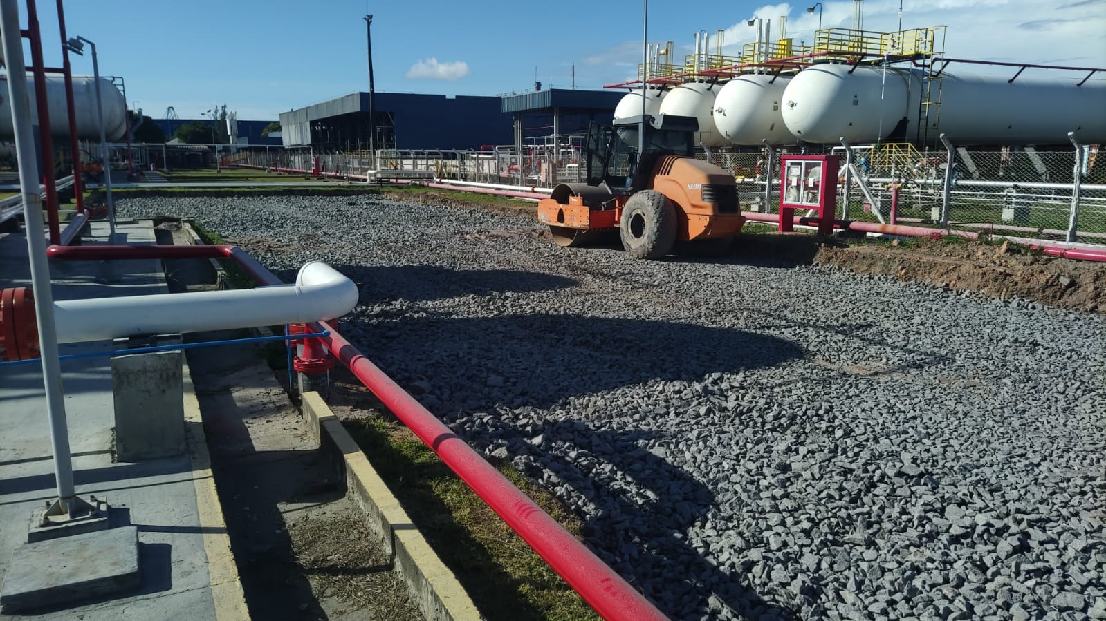 Obra Supergasbrás no Porto de Suape - vista 3